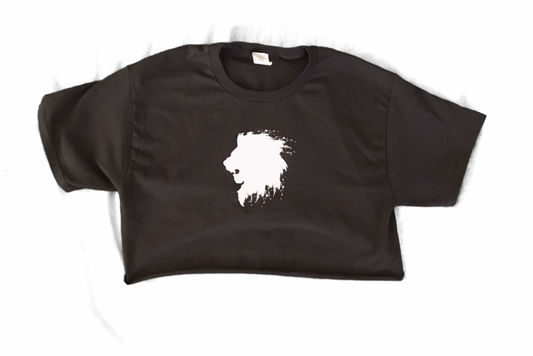 Cropped Lion Head T-Shirt