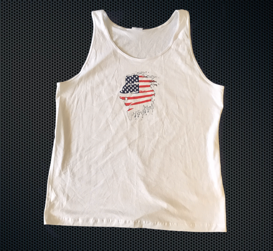 American Flag Lion Unisex Tank