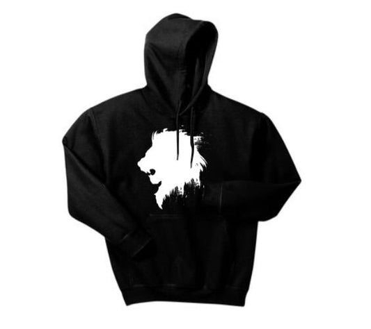 Pullover Lion Head Hooded Sweatshirt